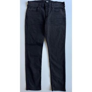 PAIGE Transcend Lennox Slim Jean Mens 36 x 32 Black Stretch NWOT